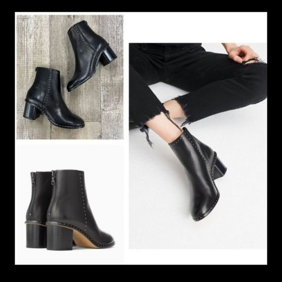 NIB Rag & Bone Willow Studded leather Boots - Picture 9 of 16